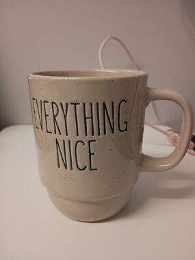 Hobby Lobby Cream 'EVERYTHING NICE' Ceramic Mug